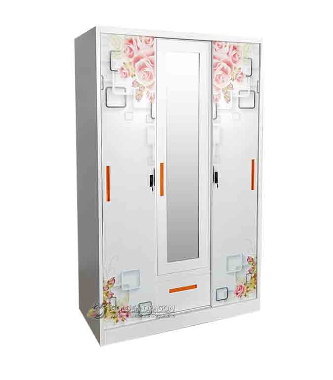 Metal Wardrobe 3 doors