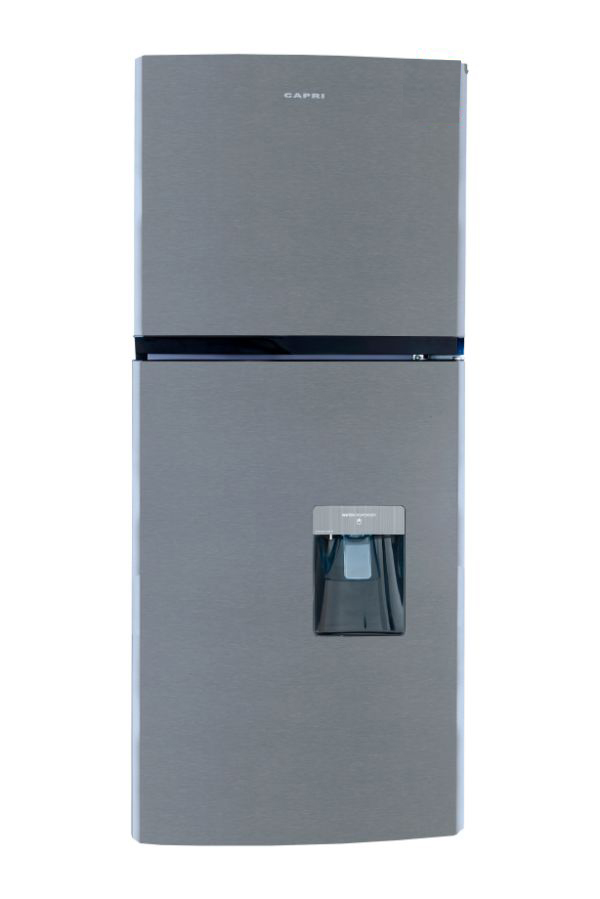 Capri Upright Fridge 290L Glass Door Mirror  With Dispenser