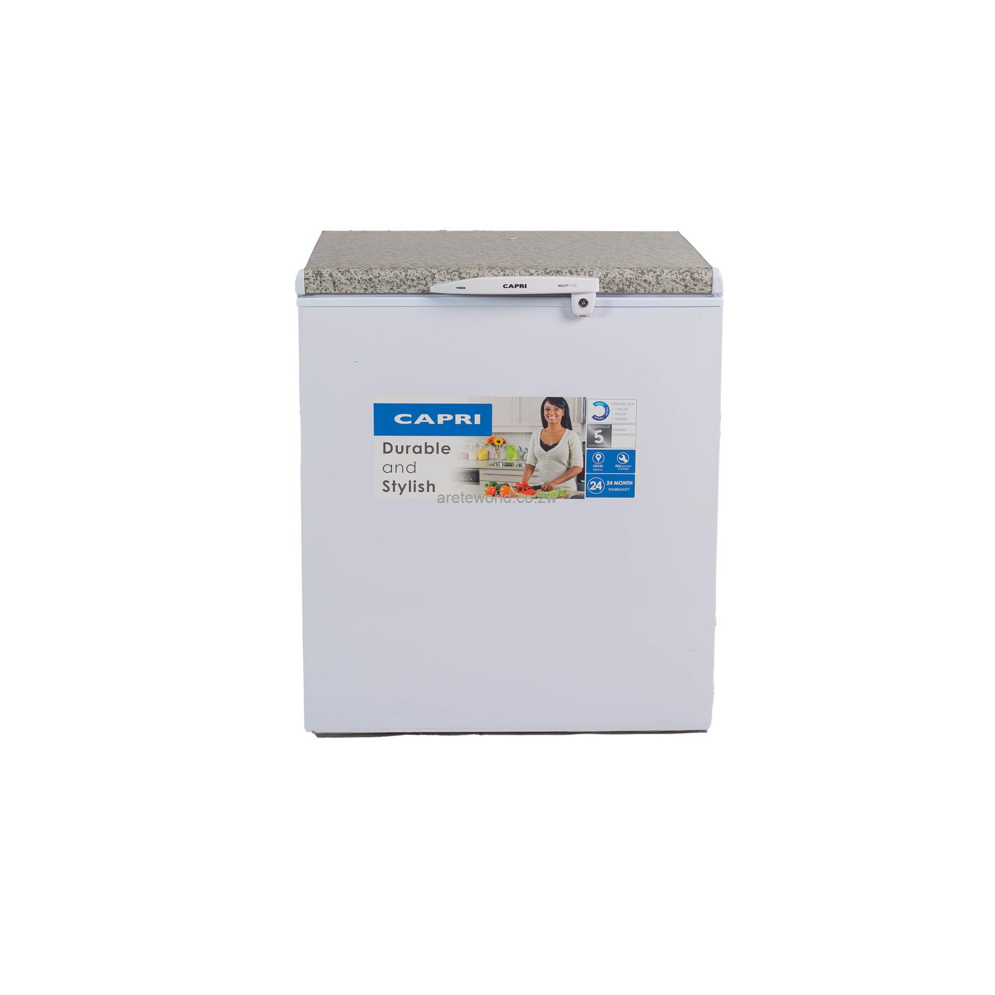 Capri 210l deep freezer  (white)