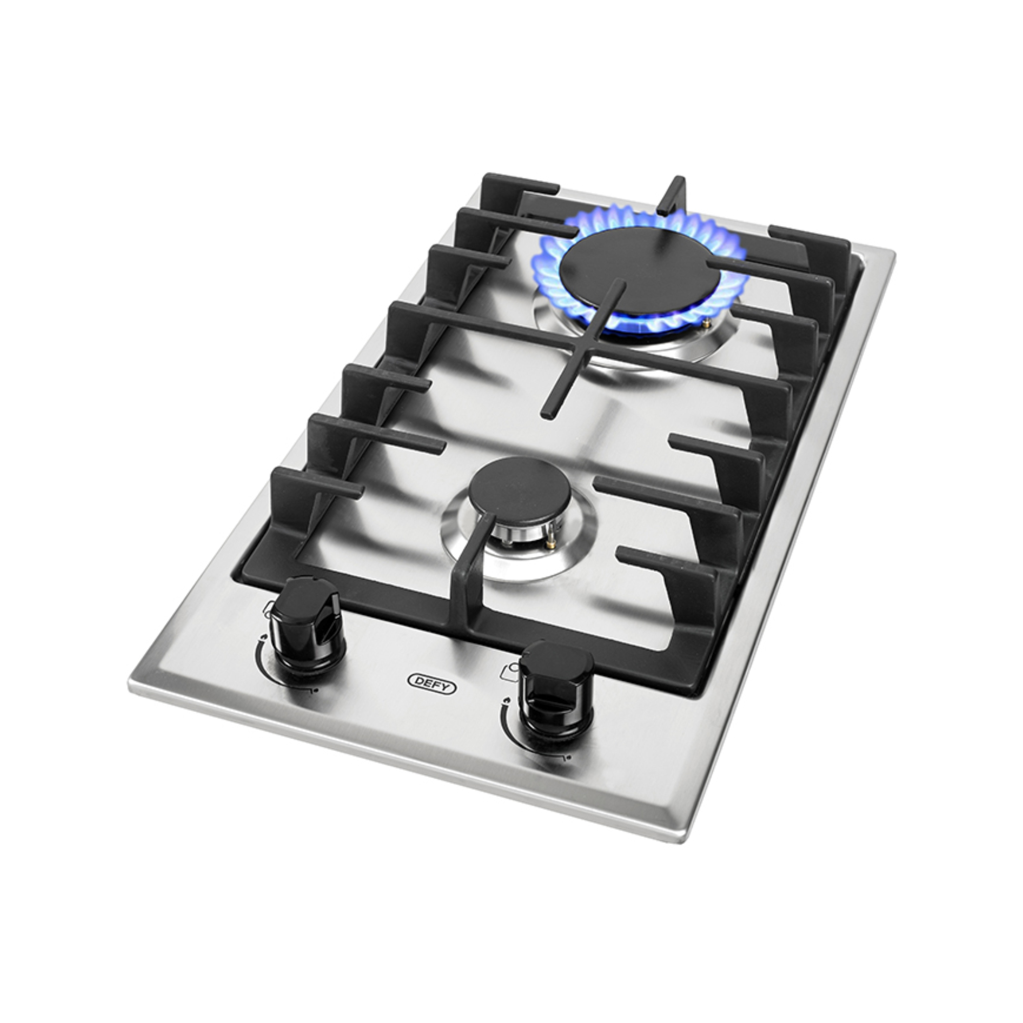 2 plate gas hob defy
